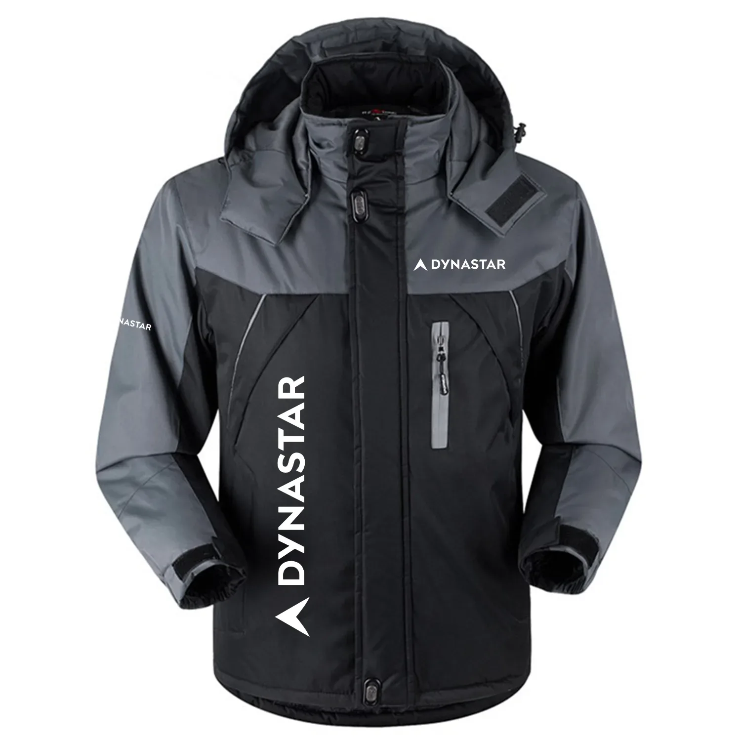 Dynastar Exclusive Logo Outdoor Charging Suit Slim Fit Plush Waterproof Windproof Jacket Detachable Hood OUSKPCS0820DNZ - Dynastar Gift